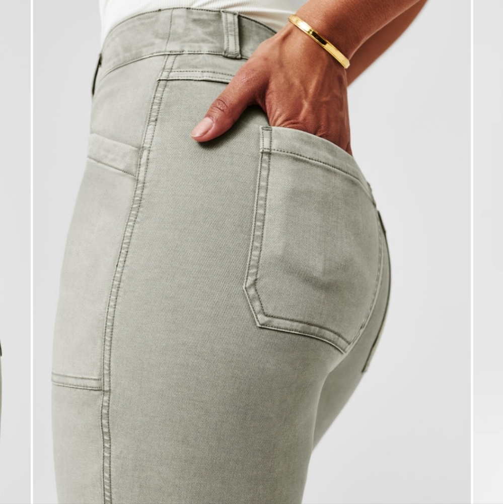 Spanx Stretch Twill Straight Leg Pant xs petite NWT - Picture 6 of 15